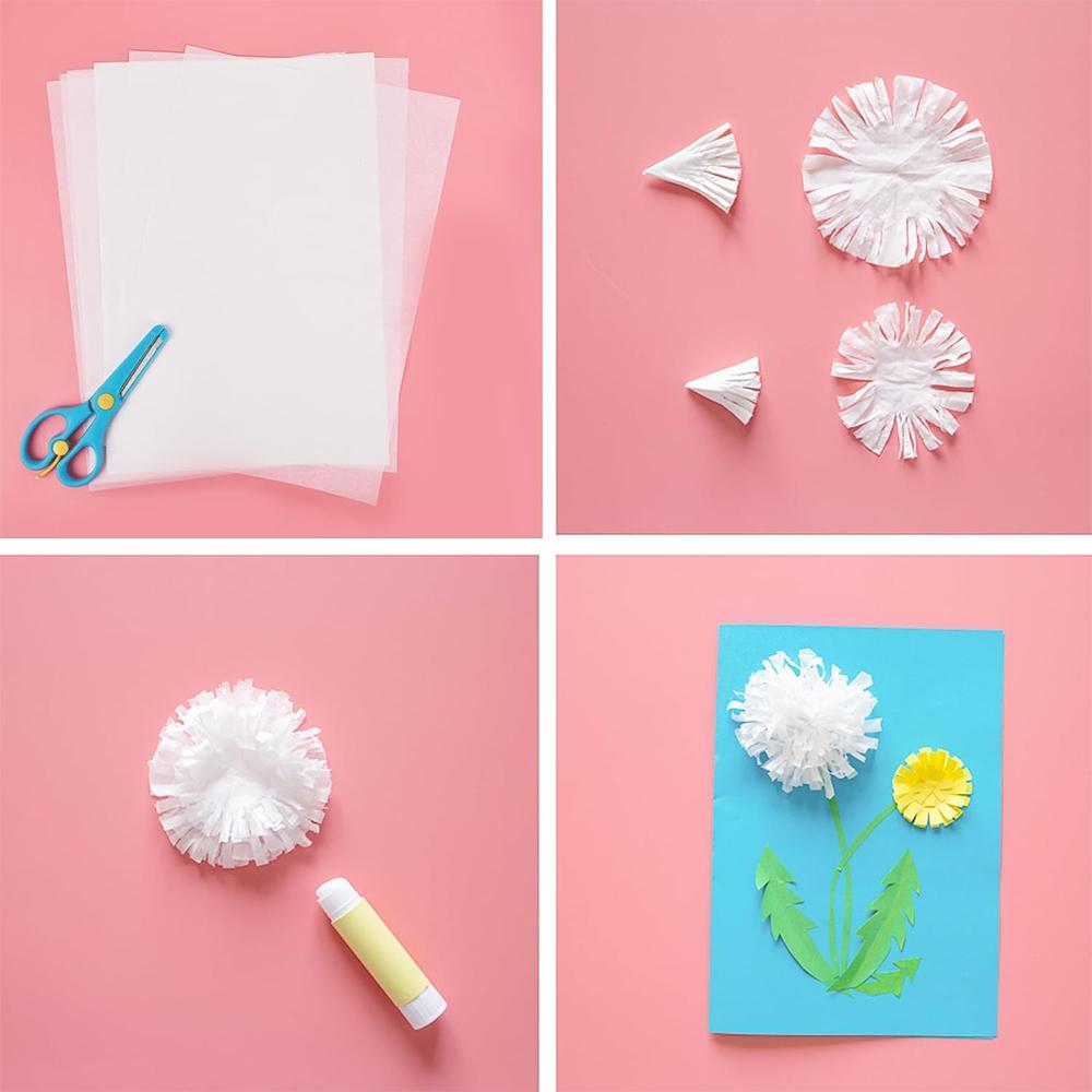 100Pcs Eco-Friendly A4/A5 Translucent Tissue Paper Gift Wrapping for Wine, Clothing, Shoes | Christmas Birthday Party Supplies