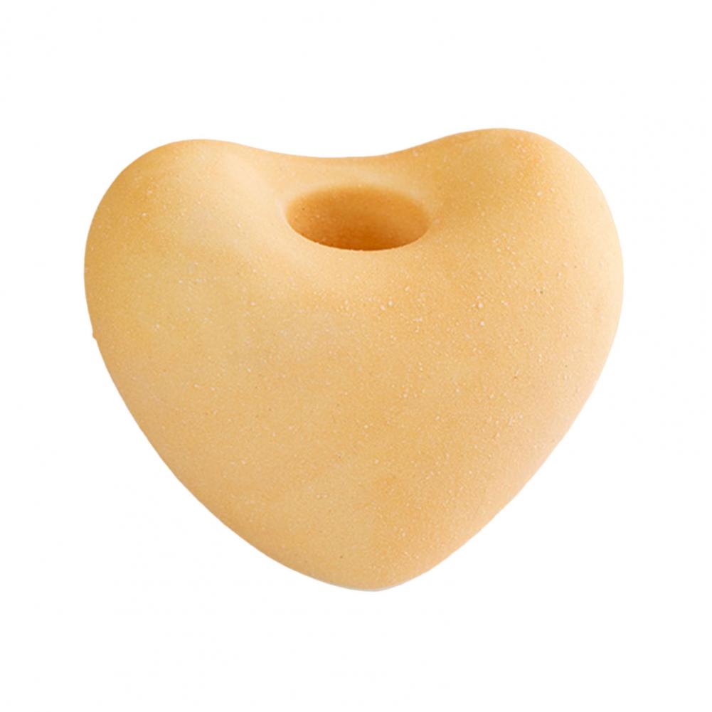 Heart Shaped Ceramic Candlestick Holder Small Romantic Candle Holder for Wedding Party Dinning Table Centerpiece Home Decor
