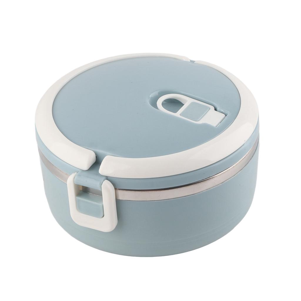 Przenośny pojemnik na żywność ze stali nierdzewnej na makaron ryżowy w kolorze niebieskim