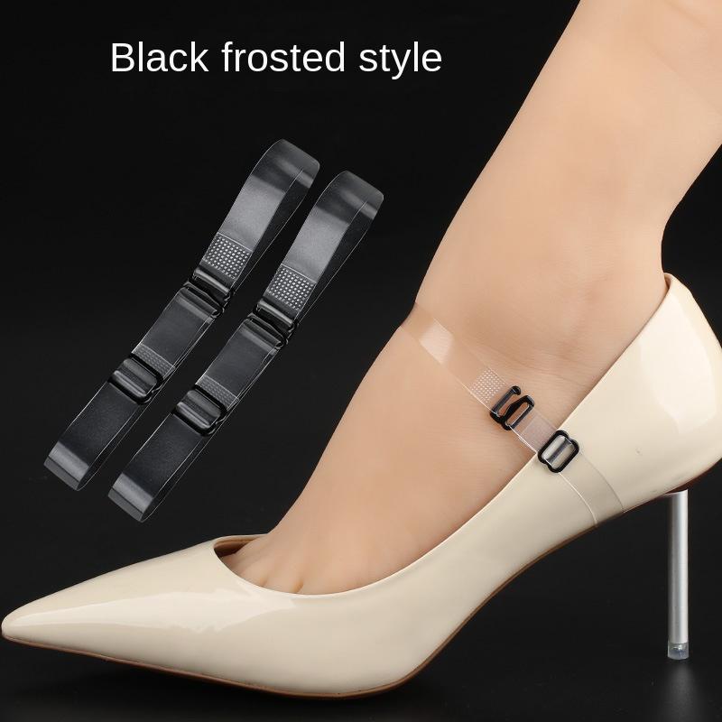 Fashion 1Pairs 10 Mm Invisible High Heels Bundle Shoelace Elastic High Heel Anti Slip Strap Women Anti-loose Shoelaces Shoes Accessories