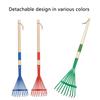 Kids Harrow Heavy Duty Harrow for Leaves Child Size Plastic Harrow Gardening Tools for Boys Girls Gifts Age 3 Year Old