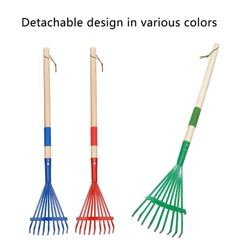 Kids Harrow Heavy Duty Harrow for Leaves Child Size Plastic Harrow Gardening Tools for Boys Girls Gifts Age 3 Year Old