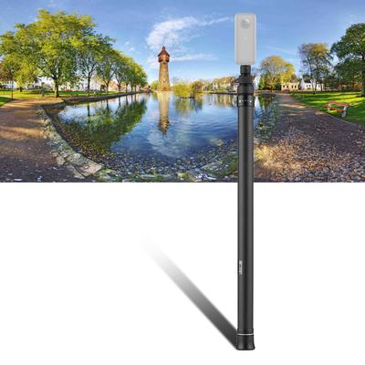 Carbon Fiber Selfie Stick Adjustable Extension Pole with 1/4 Inch Screw Replacement for Insta 360 One X/ One X2/ One R Panoramic Camera Action Camera