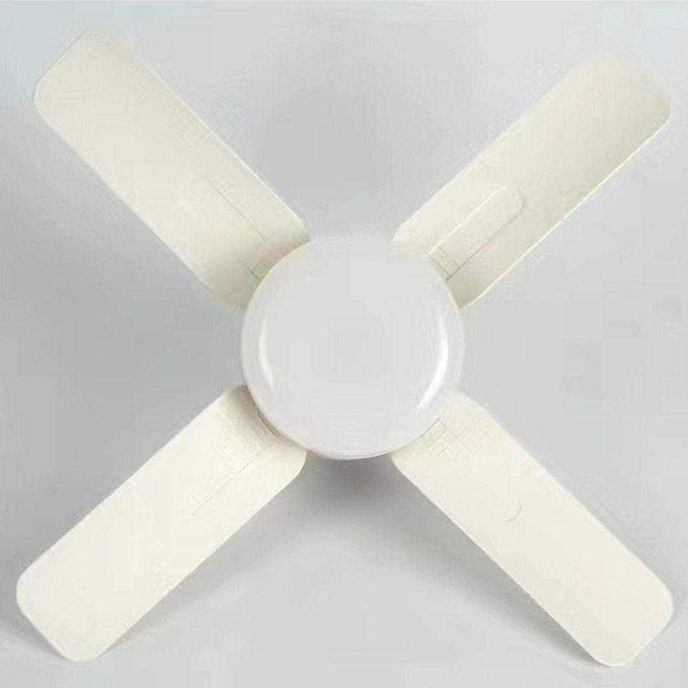 Dimmable E27 Socket Ceiling Fan with Lights Wireless Fans Lighting  Office Garage Restaurant