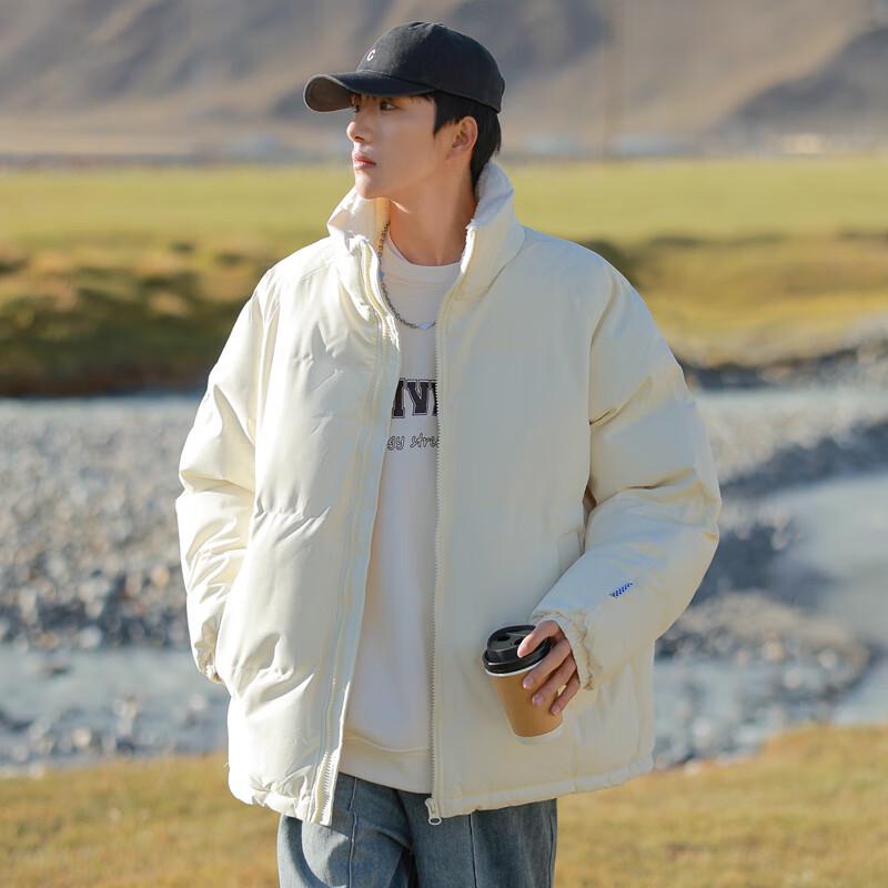 Wassup Sohot Men's Padded Stand-Collar Winter Jacket