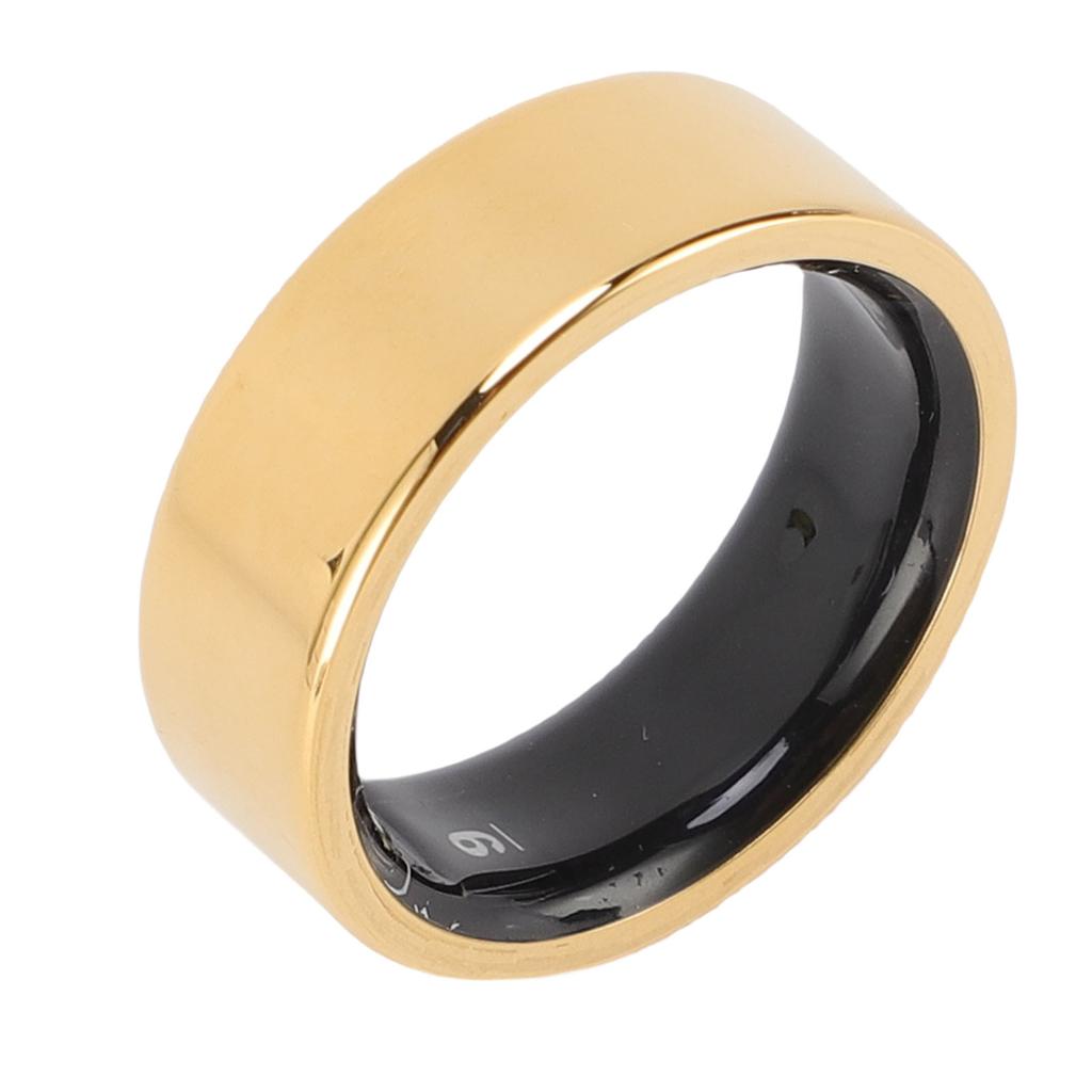 Smart Health Ring for Women Men Fitness Body Temperature Tracking Step Counting Page Turning Taking Photos IP68 Water