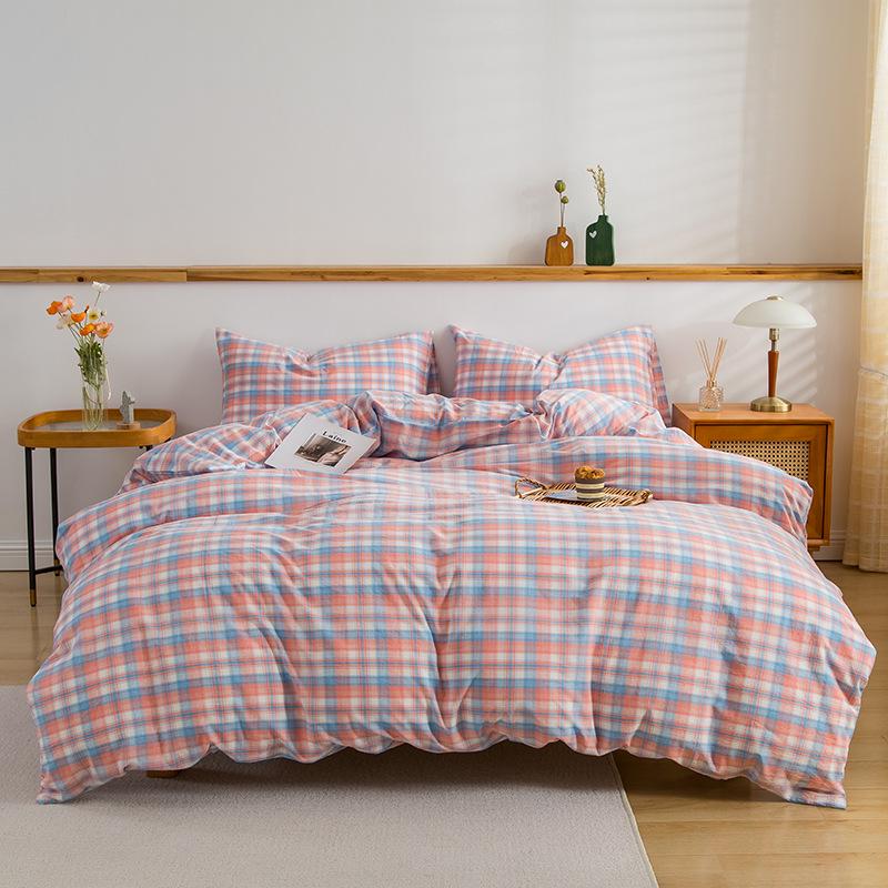 1.5 Pure Cotton Yarn-Dyed & Washed Duvet Cover - Student Dormitory Special Offer Duvet Cover 150x200 CM