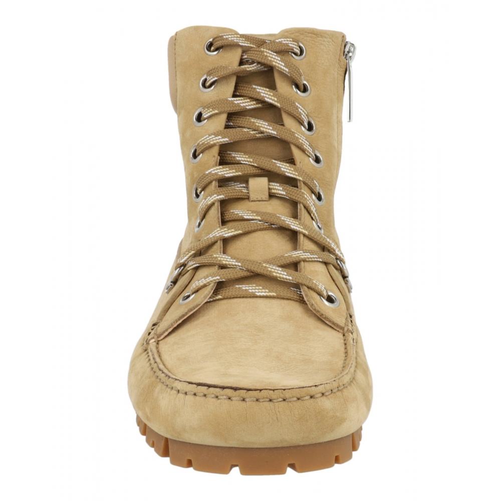 Salvatore Ferragamo Grifo Hiking Boots Cashew