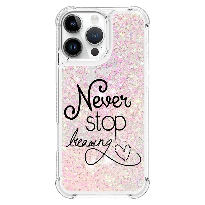 I Phone 16 Pro Max Case On For Funda iPhone 16 Pro MAX Cover Glitter Dynamic Liquid Case For Apple16 Plus 16ProMax Cases Etui
