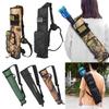 Archery Back Arrow Quiver Holder Adjustable Tube Hip Quiver Waist Hanged Carry Bag for Bow Hunting and Target Practicing 5