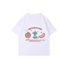 Summer new niche special cartoon sweet couple wear cotton short-sleeved T-shirt casual versatile men's and women's tops