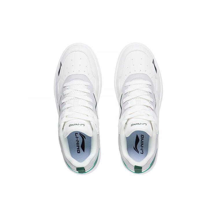Li Ning Classic Casual Comfortable Breathable Low Top Skate Shoes Men Sneakers White Green AGCR315-5