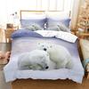 Hot Bedding Set Adults Winter Duvet Cover Sets Kids,twin Full Queen King Bedroom Set 3D Wolf, Tiger, Lion Housse De Couette