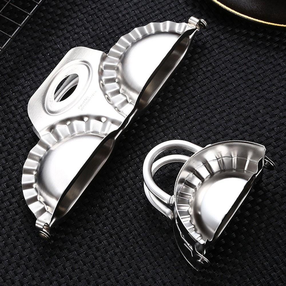 Double Headed Jiaozi Press Molds Crimped Design Dumpling Making Tools Kitchen Gadgets