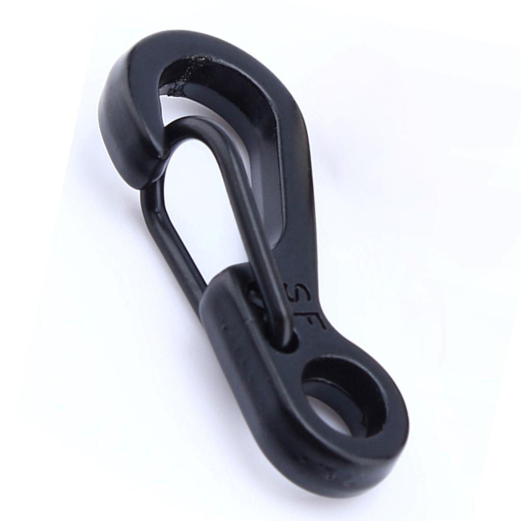 Carabiner Hooks, Buckle Key Carabiner Clip D with Built In for Key Paracord