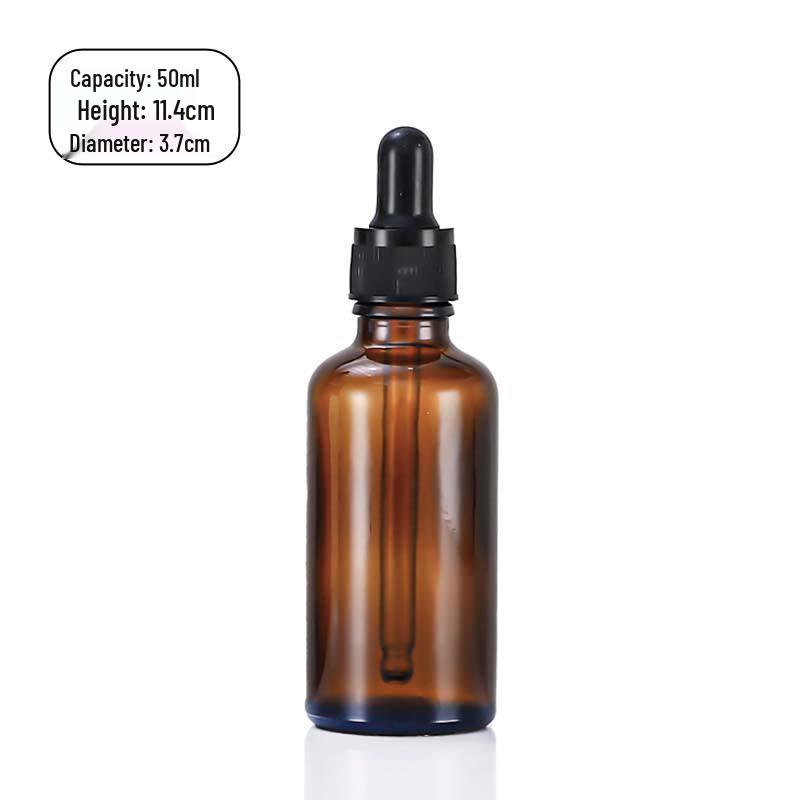 Brown Glass Dropper Bottle for Essential Oils - Multiple Sizes Available