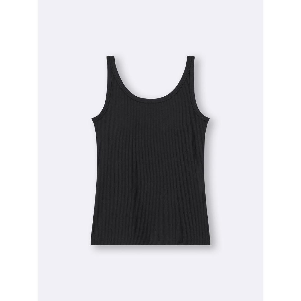Gu By Uniqlo Bra Feel Ribbed Tank Top