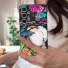 Tropical-style Toucan Pattern Case For Samsung Galaxy A57 A56 A55 A54 5G A37 A36 A35 A34 A17 A16 A15 A14 Leather Texture Silicone Cover