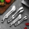 Stainless Steel Serving Tongs with BBQ Buffet Food Non-Slip Grip Heavy-Duty Clips Heat-Resistant Rust-Proof Kitchen Utensils
