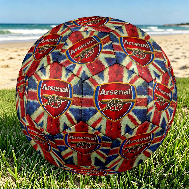football team.C Print Size 5 Soccer Ball, PU Wear Resistant Football for Match Training and Daily Practice, Birthday Gift for Soccer Fans