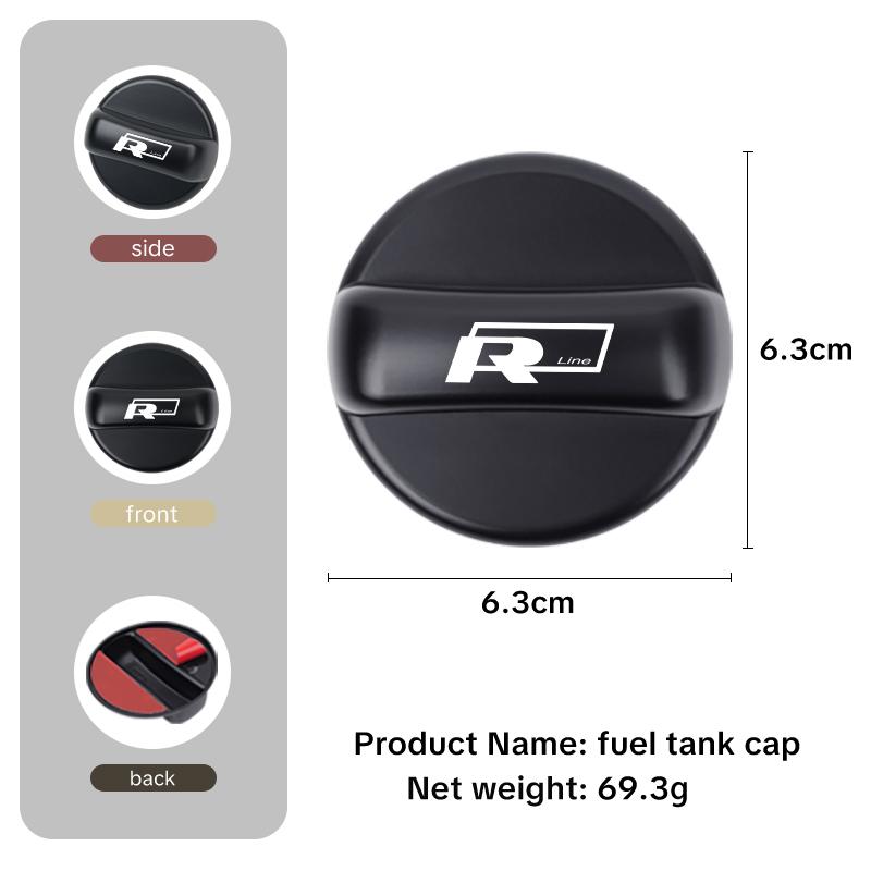 Car Fuel Tank Protection Cap Auto Interior Accessories For Volkswagen VW Jetta Golf Beetle EOS GTI MK2 MK4 MK5 MK6 MK7 Sagitar zo7