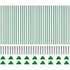 Greenhouse Hoops Set Easy Assembly Grow Tunnel Kit Support Hoops with Clips Arch Frame for Garden Fabric Greenhouse Plastic Films
