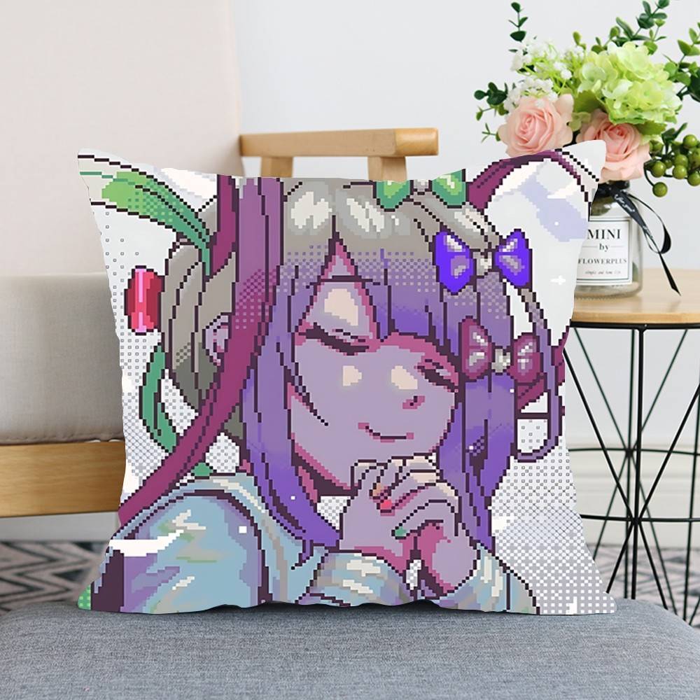 

KAngel AmeChan Throw Pillow Covers Pattern Cushion Cover Suitable For Sofa Bedroom Car Pillow Cover 40x40CM(16x16in)