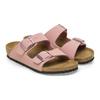 Birkenstock Synthetic Leather Comfortable Round Toe Versatile Soft Sole Buckle Kids Slippers Kids Slippers Pink 1026423
