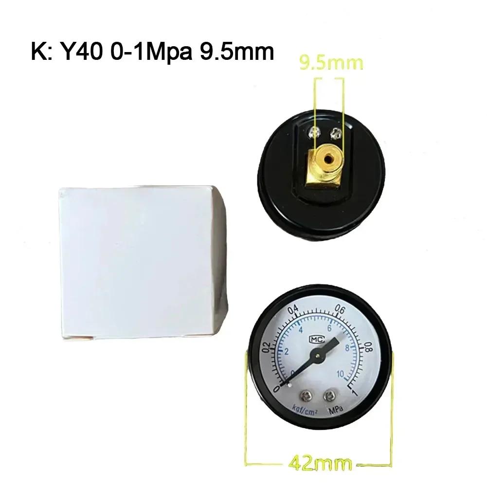 Y40 Y50 0-180PSI Gas Water Fuel Liquids Meter Pressure Gauge For Air Compressor