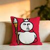 MMixue Ice City Snow Mascot Square DoubleSided Printed Pillow Case Bedroom Bedside Pillow Sofa Cushion Cover