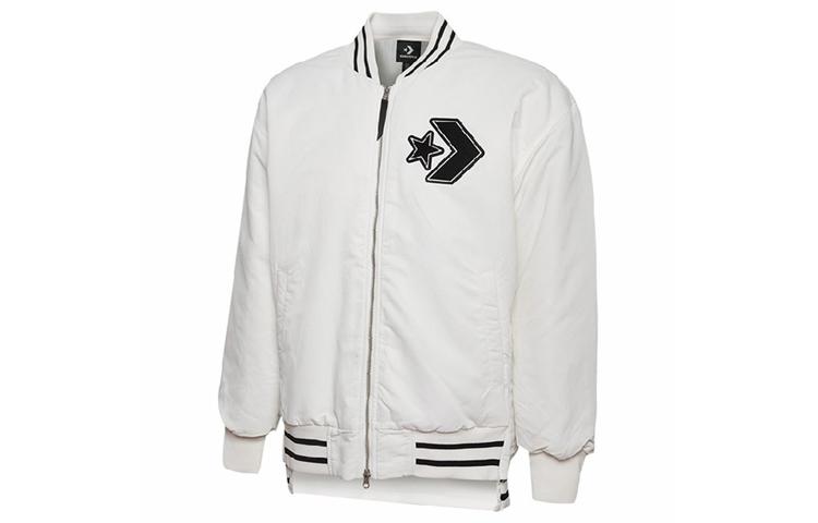Converse Baseball Jacket Men's White 10019324-A01