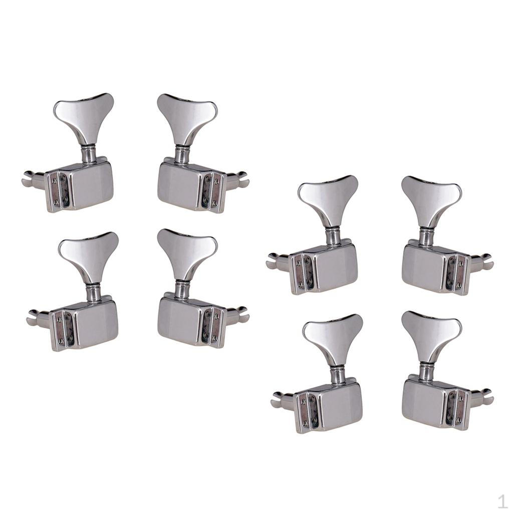 Buy 4R4L Bass Tuning Pegs Keys Machine Head Tuners Set for Electric