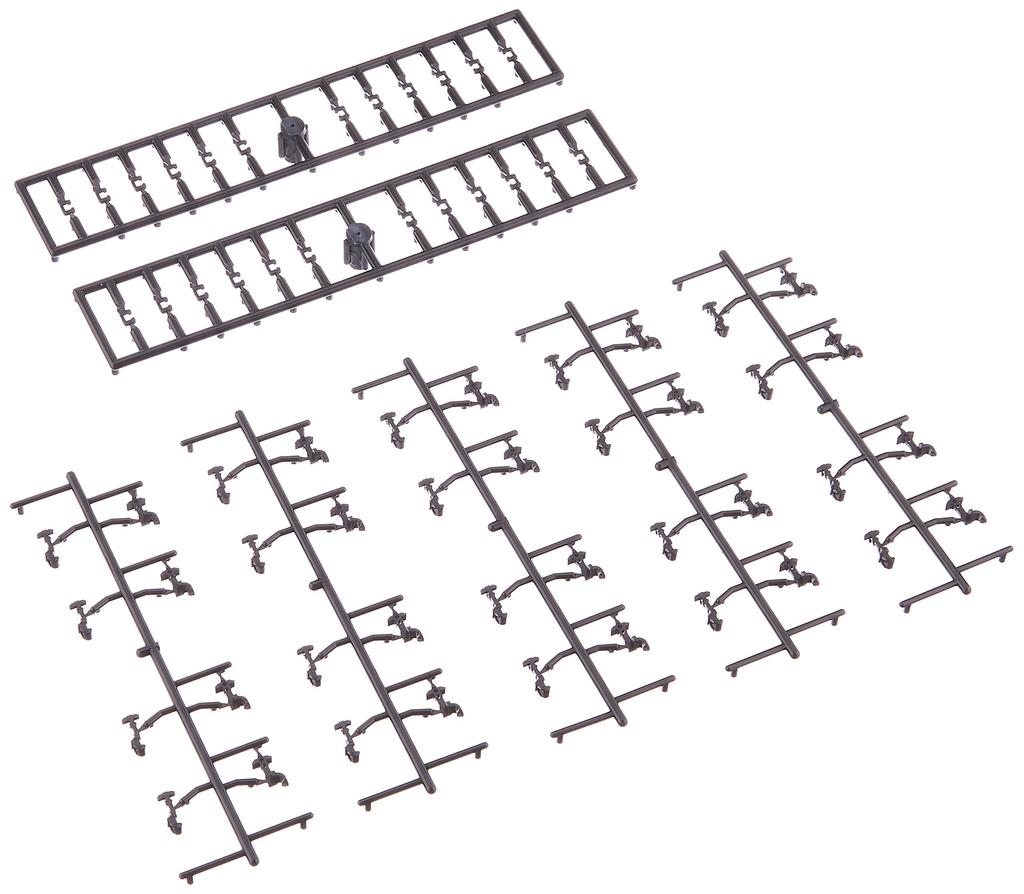 TOMYTEC TOMIX N scala TN accoppiatore CC accoppiatore 20 pezzi 0398 Forniture per modelli ferroviarie autosufficienti compatibili, nero,