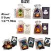 Halloween Ghost Pocket Cards Pocket Comfort Ghosts Pockets Hug Ghost With Encouragement Card Cute Mini Charm Gifts