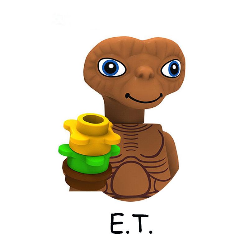 Horror Movie The Ellen Ripley Invisible Predator Alien Model Building Blocks Enlighten Action Figure Bricks Toys For Children