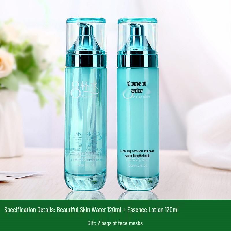 Eight Cups of Water Skincare Set: Hydrating & Refreshing Toner & Lotion – Official, Genuine Products