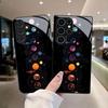 Phone Case  Glass TPU PhoneCase for Samsung Galaxy S26 S25 S24 S23 S22 S21 FE Ultra Plus Dropresistant Cosmic Planets