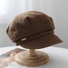 Spring and Autumn Duck Tongue Beret Children British Retro Face Small Octagonal Hat Literary and Retro Painter Newsboy Hat