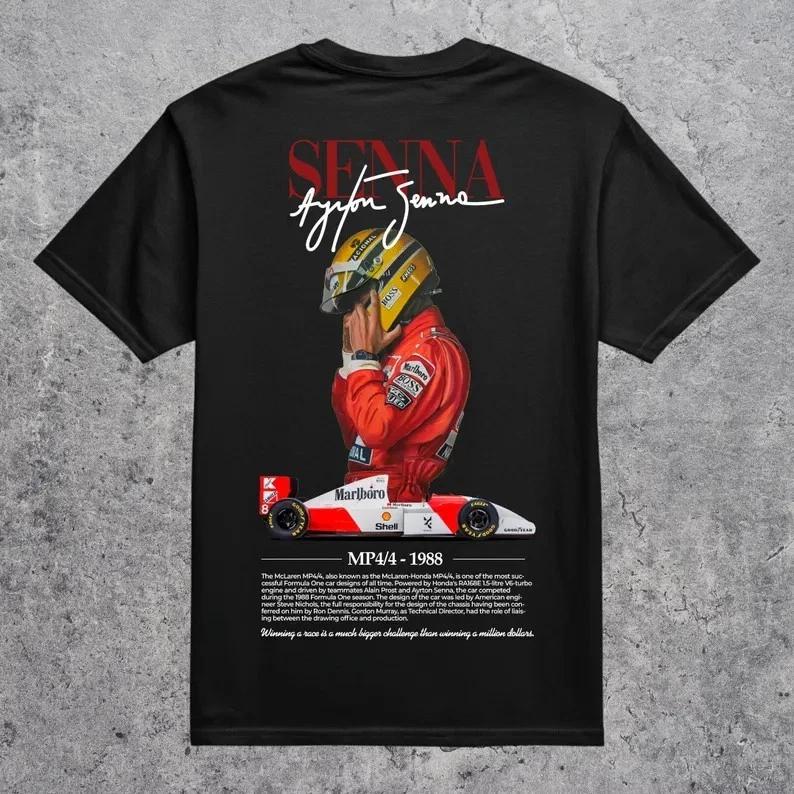 Ayrton Senna T-Shirt, Ayrton Senna Tee, F1 T-Shirt, F1 Tee, Formula 1 T-Shirt, F XL