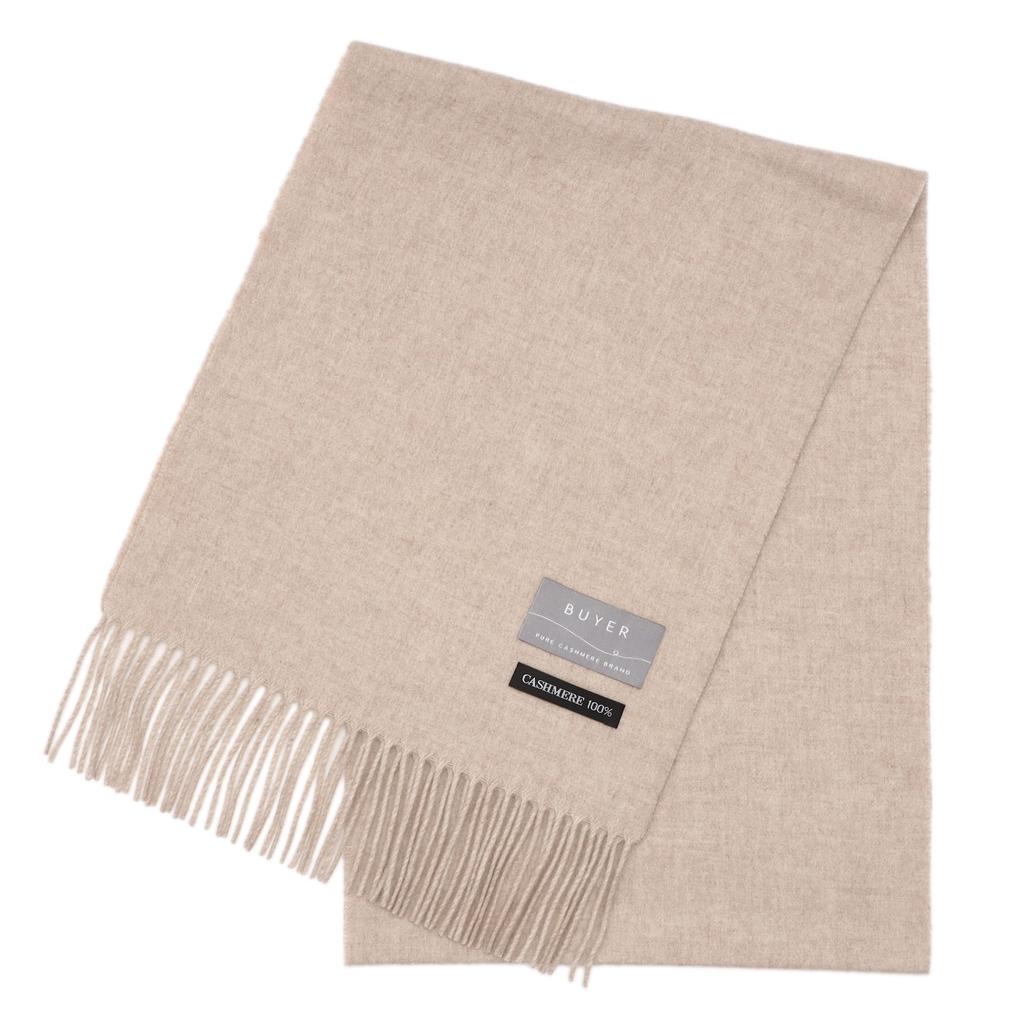Buyer Pure Cashmere 20 Colors and Solid Large 100% Scarf, Available, Men's Women's, Color, Thick, (Beige), FT30L-145a