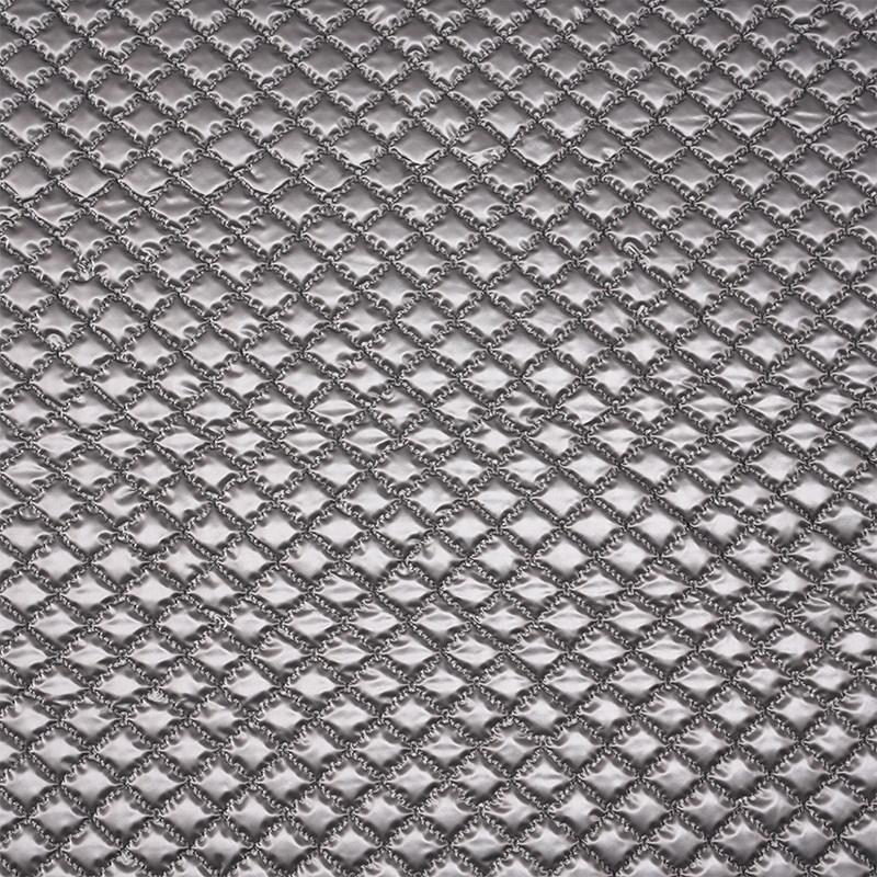 100/300/500cm Square Grid Ultrasonic Embossing Cotton Lining Fabric PU Leather Quilting Fabric for DIY Sewing Luggage Bag