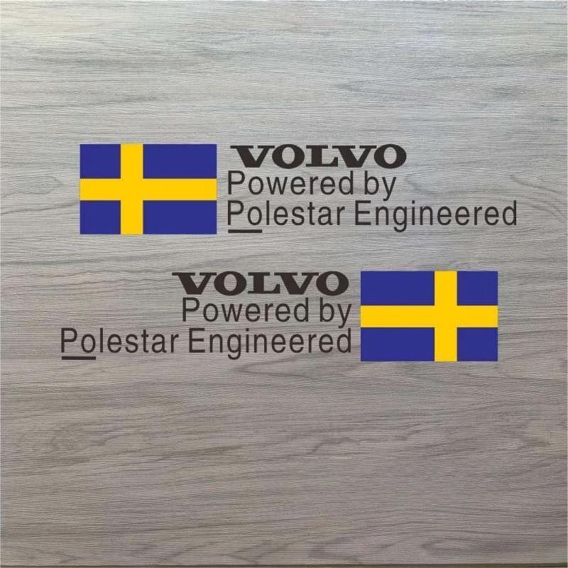 Personalized Car Front Personality Static Sticker Waterproof Static Decal For Volvo Polestar S60 XC60 S40 XC40 XC90 V60 S80 V90