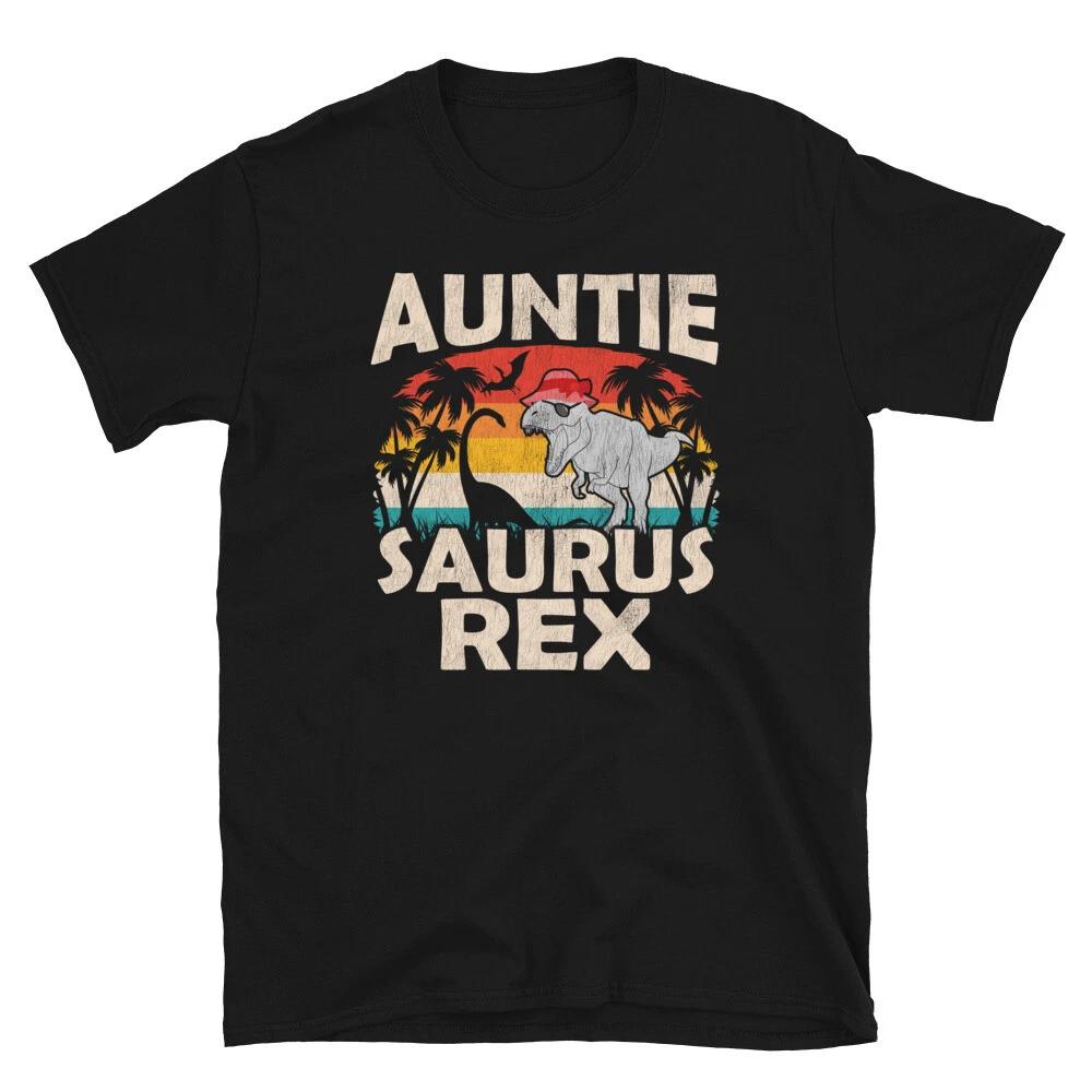 

Auntie Saurus Rex Funny Dinosaur Tyrannosaurus Vintage Style Unisex T-Shirt M