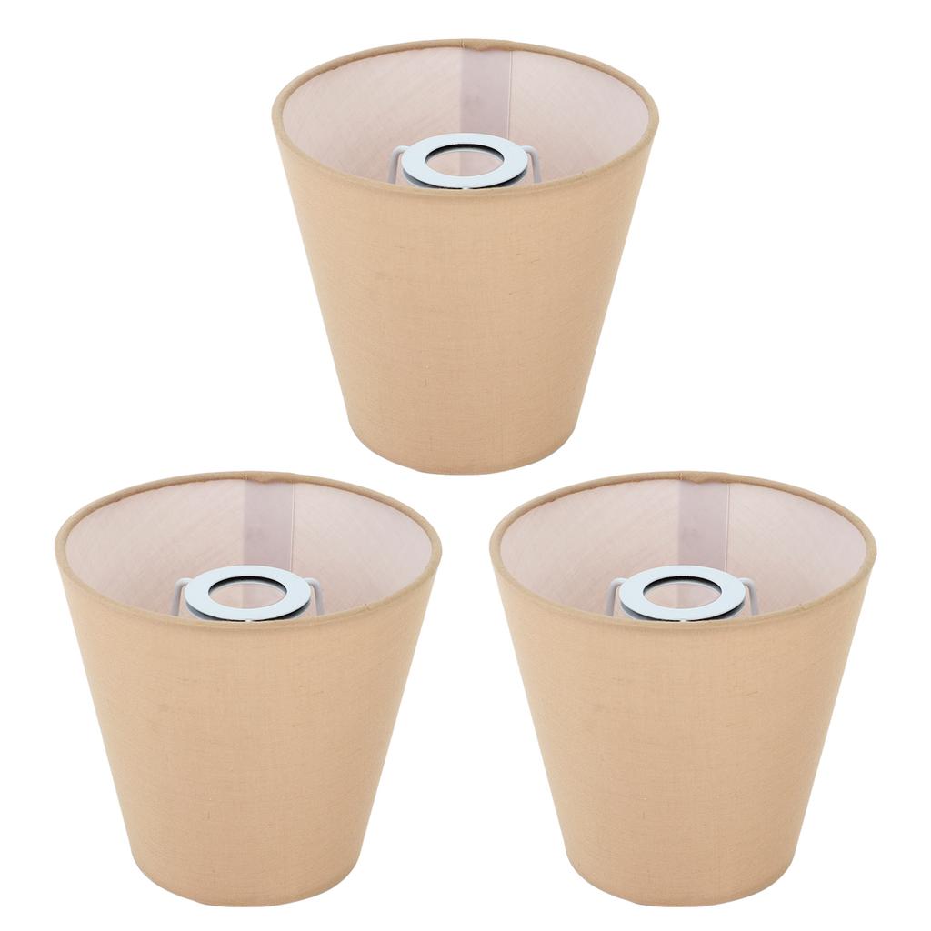 3pcs Cloth Fabric Lampshade Innovative E14 Intervention Type Modern Fabric Lampshade Dust Cover for