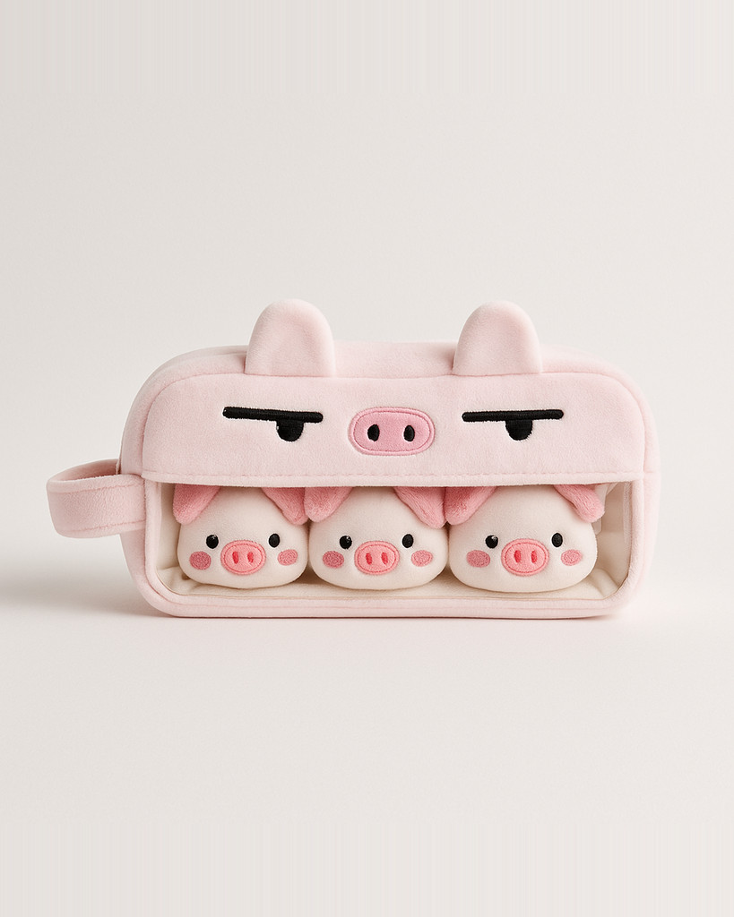 Roztomilé plyšové pouzdro na tužky Velkokapacitní pouzdro na tužky Potřeby školního pouzdra na tužky Taška na tužky Školní krabička Taštička na tužky Psací potřeby