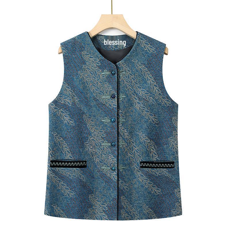 

Women s Spring & Autumn Lightweight Vest for Grandma and Mom 2XL (100-115 jin)