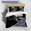 3pcs Duvet Cover Set (1*Duvet Cover + 2*Pillowcase, Without Core), Scooby Print Bedding Set, Bedroom Decor, All‑Season, Birthday Gift