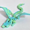 3D Printed Articulated Large Horned Flying Dragon Action Figure Ornament Toy Gift