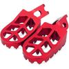 Dirt Bike Foot Pegs Motorcycle Footpegs Wider Foot Rest CNC for CRF250L/CRF250L RALLY 12-21 CRF300L/CRF300L RALLY 21-24 Transalp XL750 Red