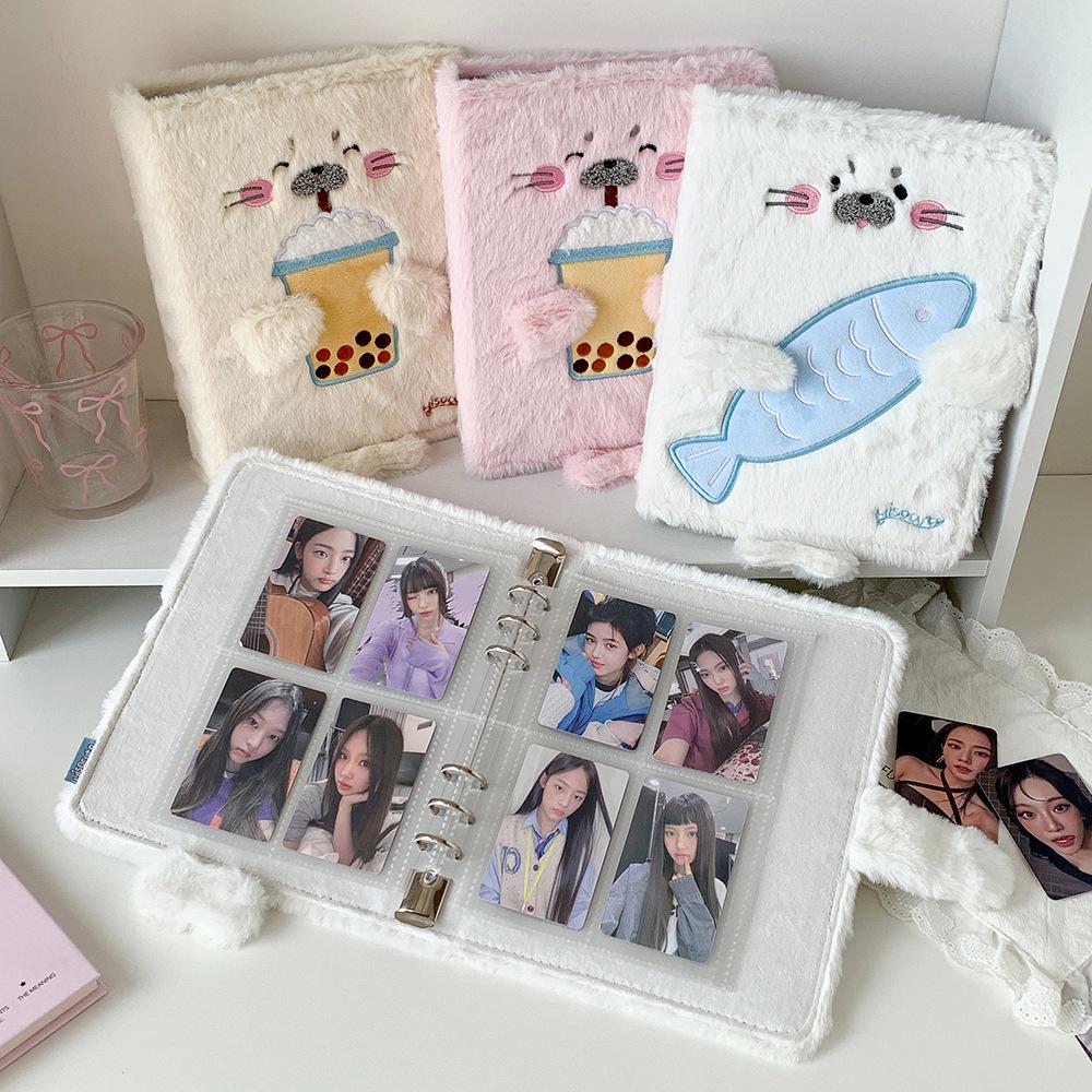 Little Seal Plush A5 Photo Album: Fan Card & Polaroid Memory Book for Girls